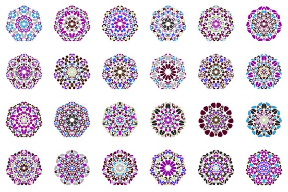 Discover the Beauty of 24 Floral Heptagon Designs