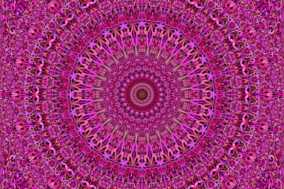 Discover the Beauty of Seamless Pink Floral Mandala