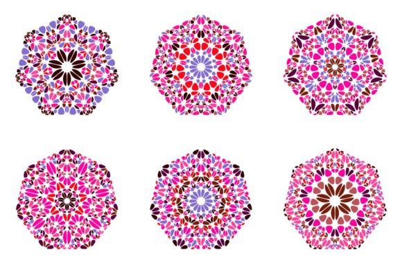Discover the Versatility of 6 Floral Heptagon Designs