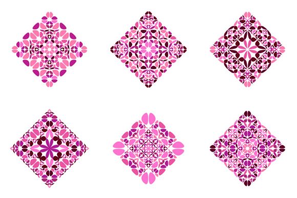 Discover the Versatility of 6 Floral Square Shape Designs