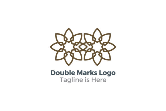 Double Marks Floral Logo: A Versatile and Elegant Branding Solution