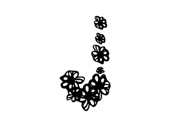 Embrace Nature with Mono Letter ‘J’ Floral Font