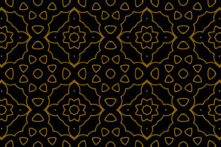 Enhance Your Projects with Black Gold Floral Batik