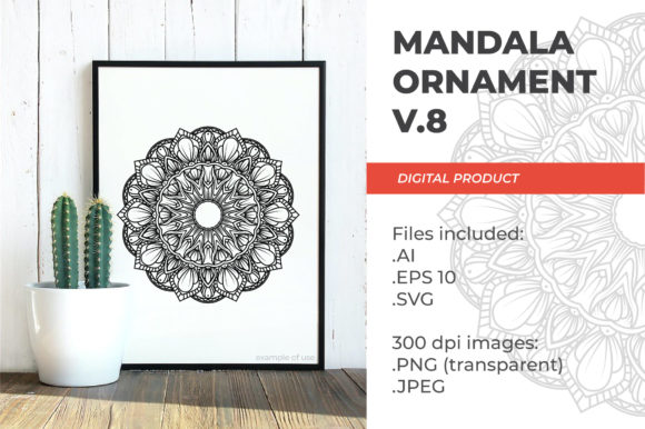 Explore Creativity with Mandala - Floral Vintage - V.8