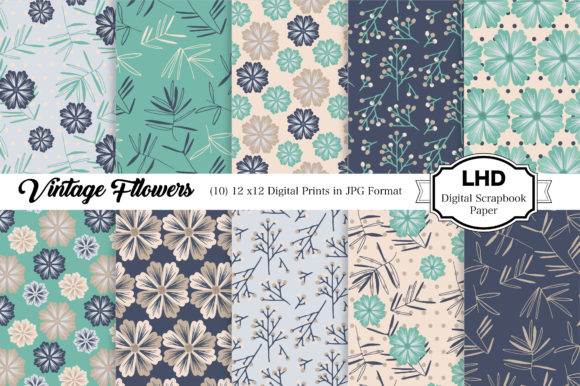 Explore Vintage Floral Patterns for Creative Projects