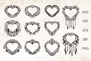 Exploring the Versatility of Floral Heart Frames - Vector
