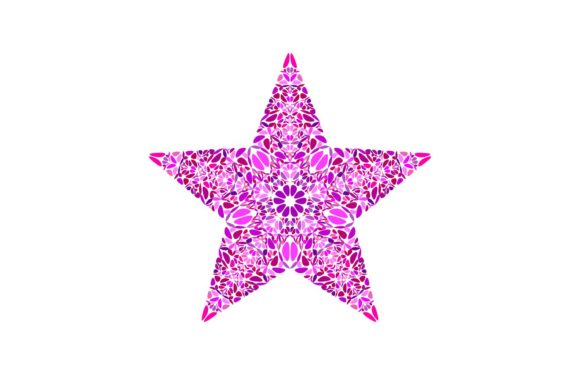 Exploring the Versatility of Pink Floral Pentagram Star Design in Modern Art and Branding