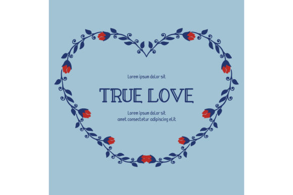 Floral Heart for Love Greeting Card: A Perfect Blend of Elegance and Affection