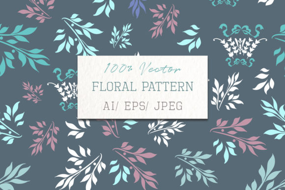 Floral Vintage Vector Ornamental Pattern