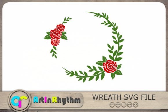 Flower Rose Wreath SVG Design: A Versatile Tool for Creative Projects