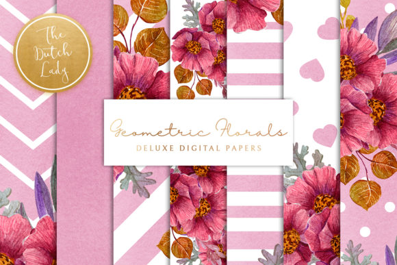 Strategic Use of Purple Floral Geometric Backgrounds for Enhanced Visual Impact