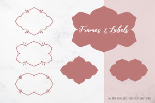 Unleash Creativity with Decorative Floral Frames and Labels
